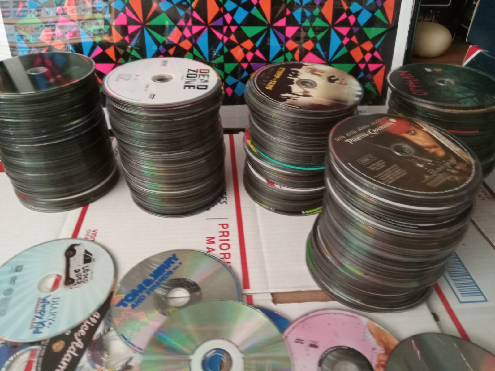 Lot Of 500+ MOVIES Loose Dvds Great Titles Good Material Assorted Random T1#406
