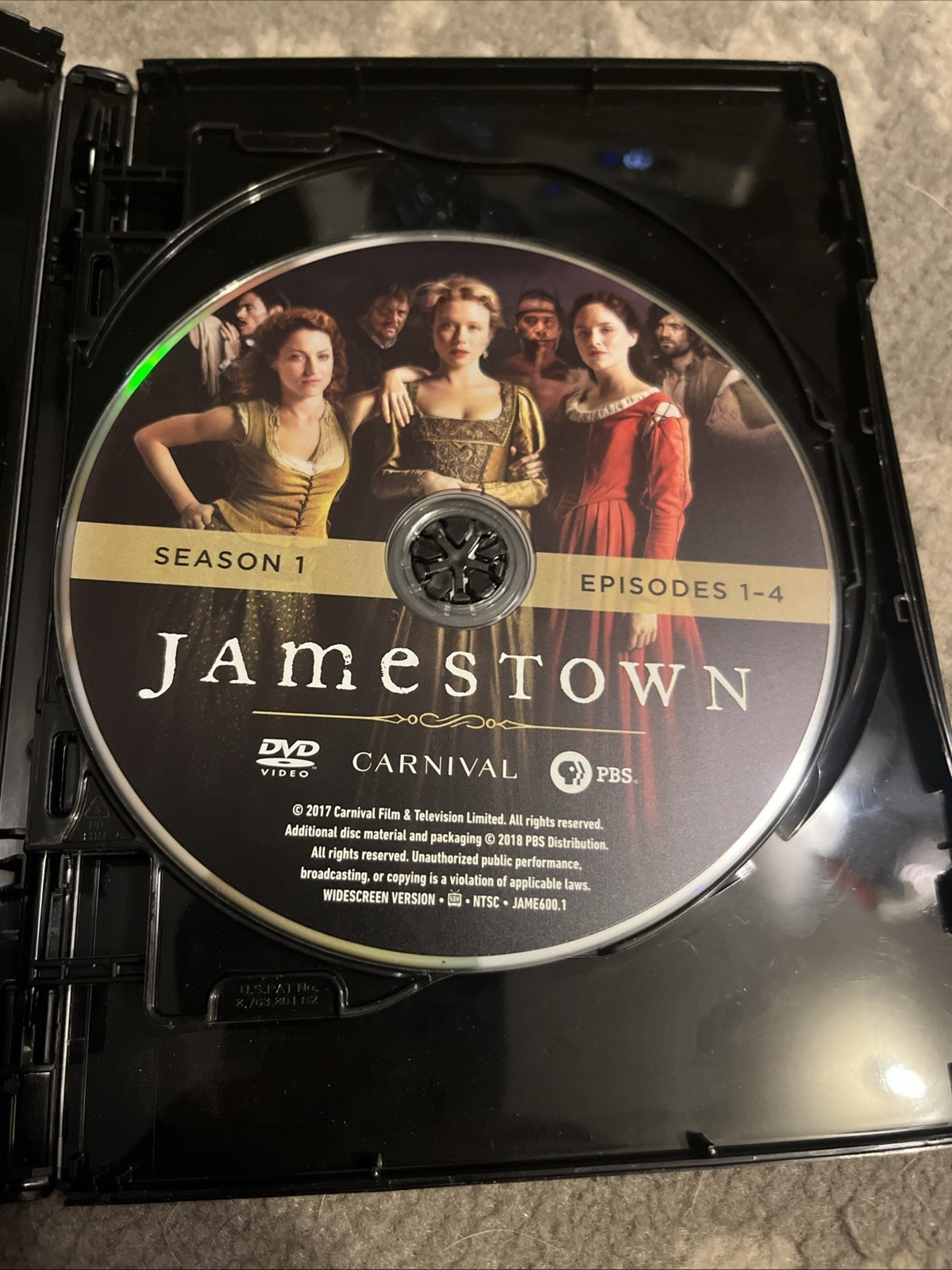 Jamestown Complete Series Seasons 1-3 DVD PBS Colonial America Period Drama