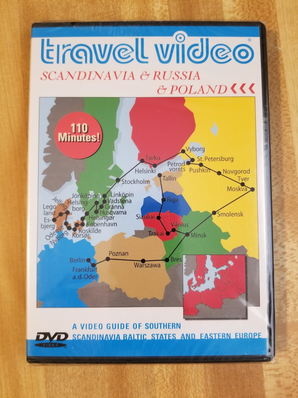 Travel Video- Scandinavia & Russia & Poland (New DVD Sealed)