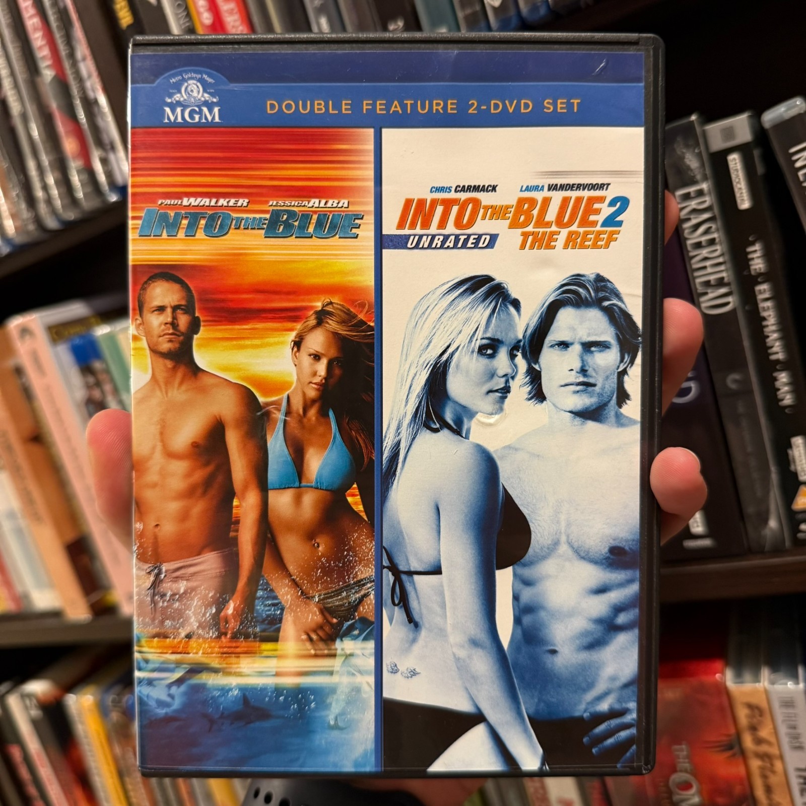 Into the Blue 1 & 2 (2005–2009) DVD | Paul Walker Jessica Alba MGM OOP 🌊 🤿