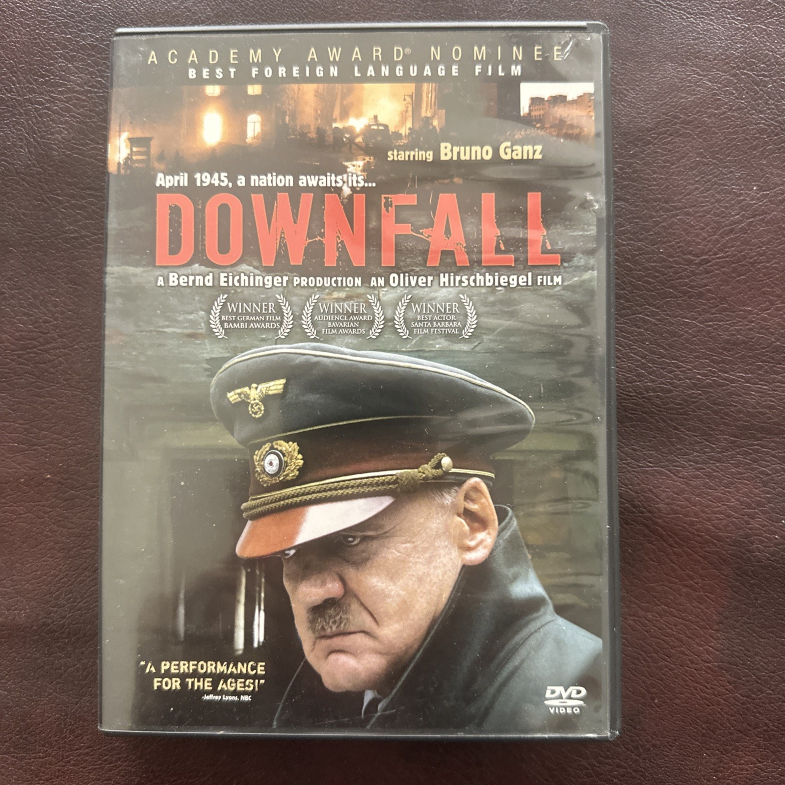 Downfall DVD 2005 Bruno Ganz WWII German Historical Drama
