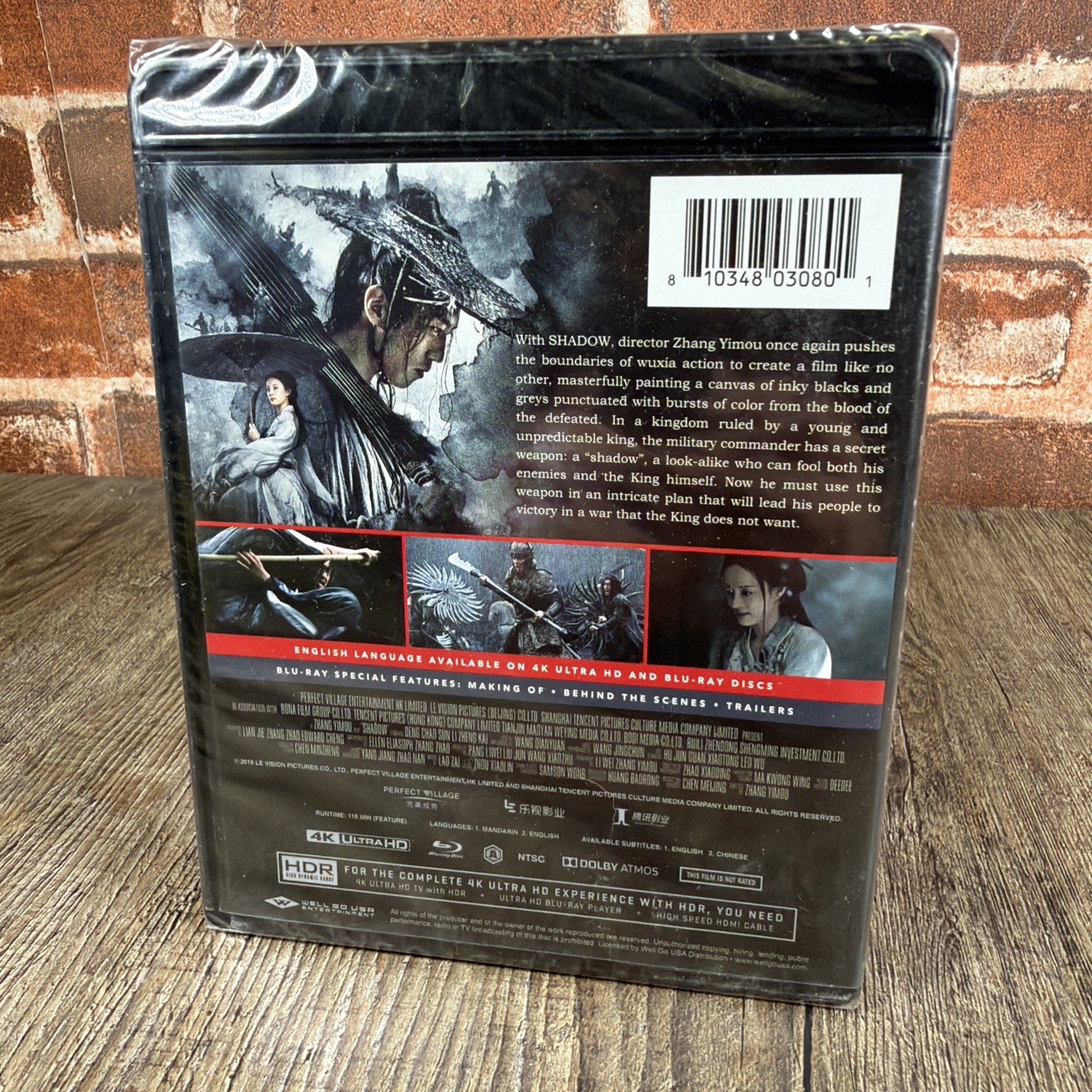 Shadow 4K UHD (4K UHD Blu-ray) Deng Chao Sun Li Zheng Kai Zhang Yimou