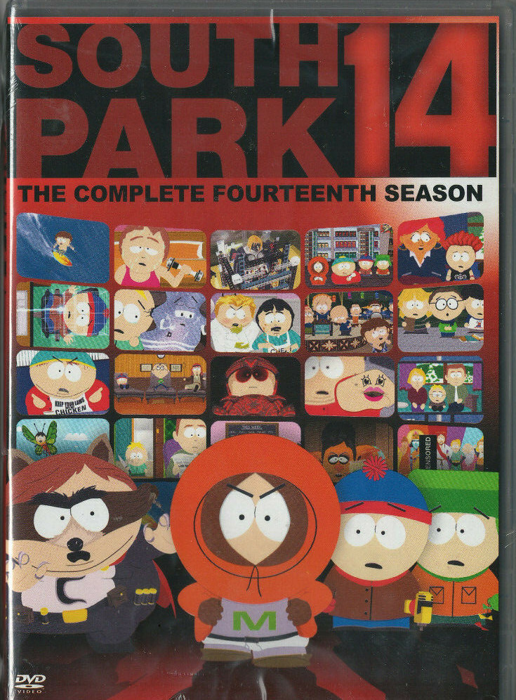 SOUTH PARK SEASON 14 (DVD, 2011, Slim-Line Packaging, Complete and Un-Cut) NEW