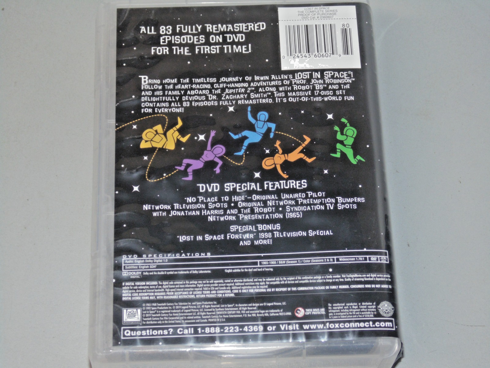 Irwin Allen’s Lost in Space – Complete TV Series 17-Disc DVD 2019 Box Set Sci-Fi