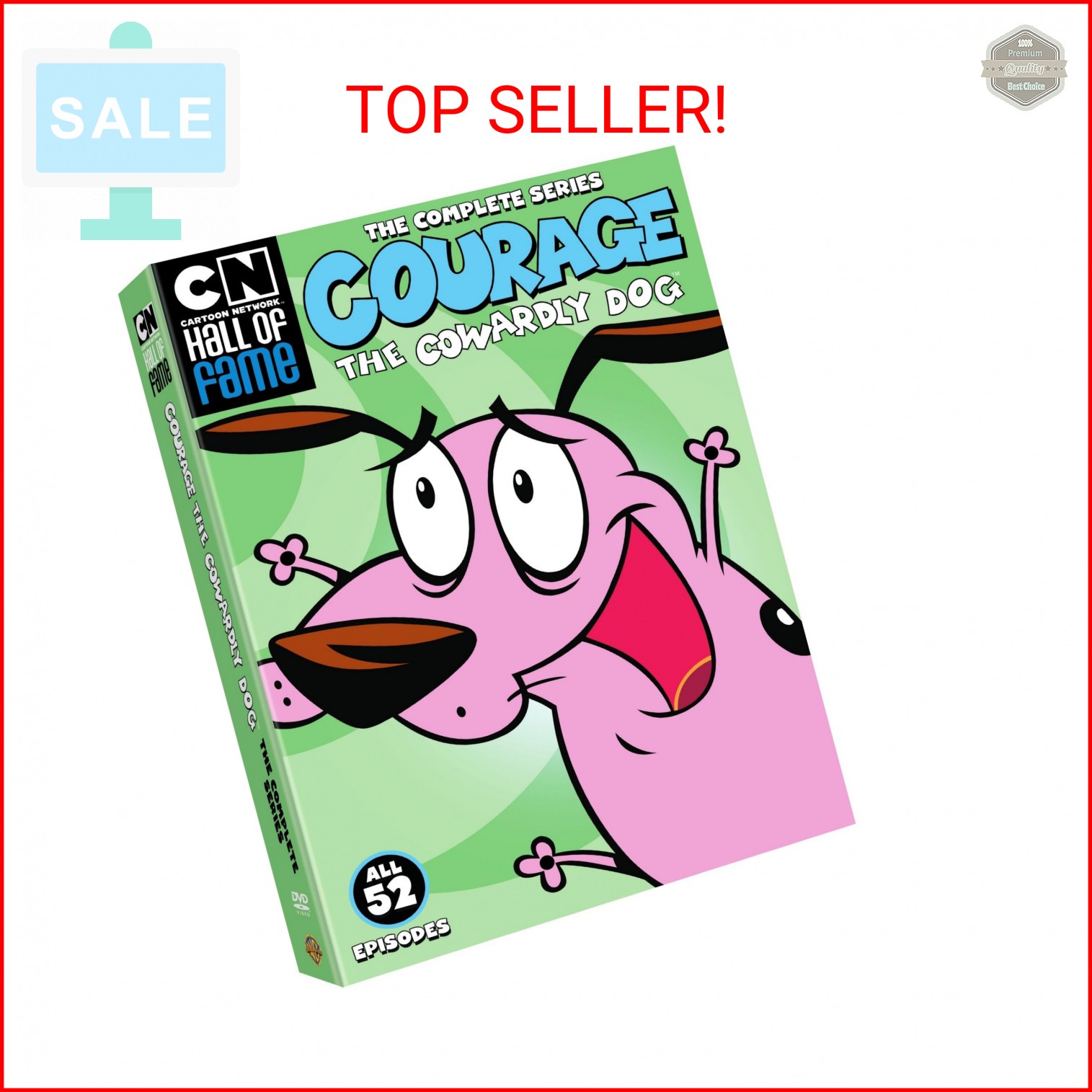 Cartoon Network Hall of Fame: Courage the Cowardly Dog Complete Series (DVD)