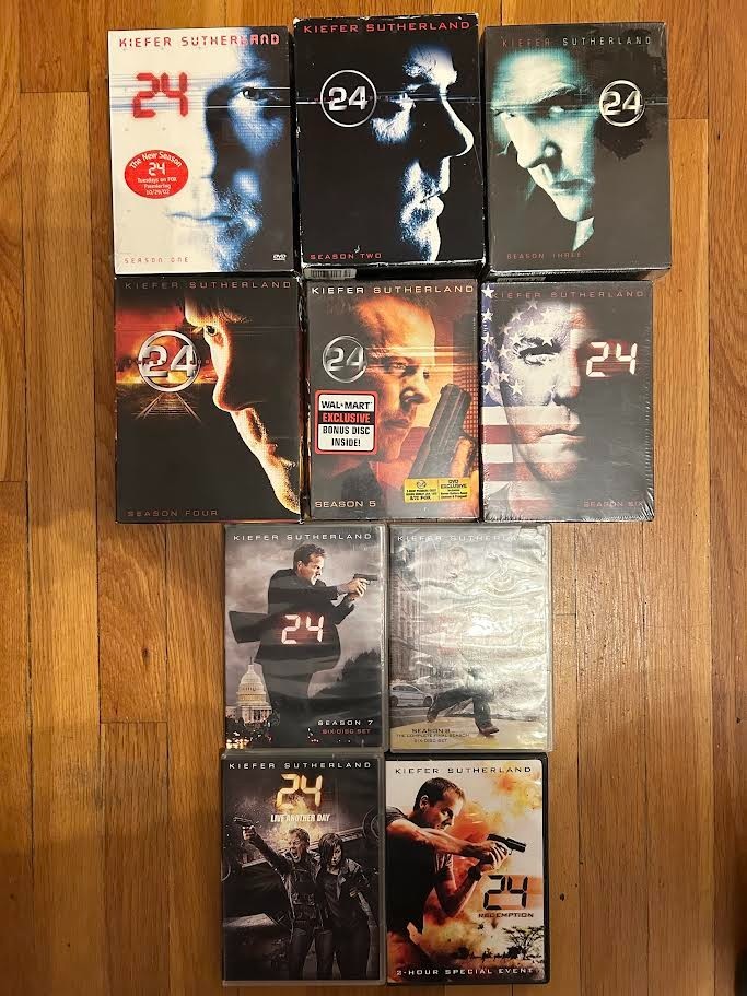 24: The Complete Series DVD-(SEASONS 1,3,5&6 BRAND NEW) Sutherland FREE SHIP