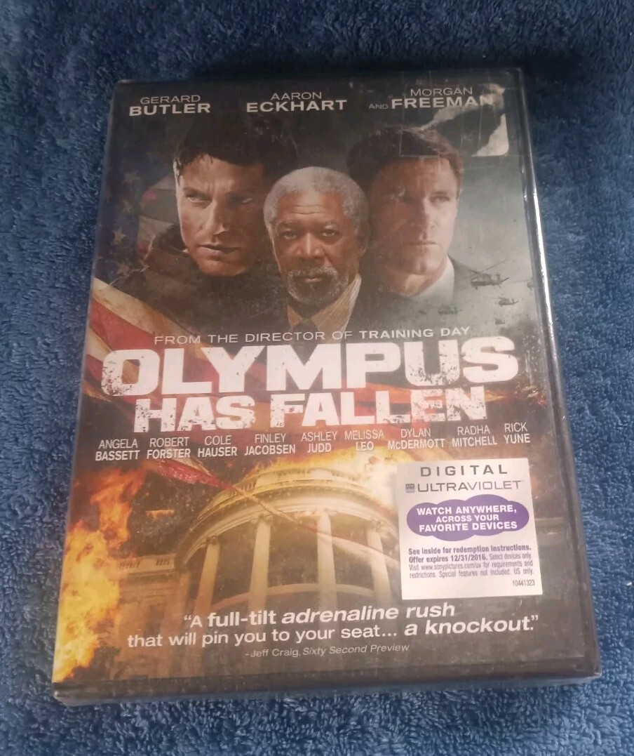 Olympus Has Fallen DVD Widescreen Morgan Freeman Antoine Fuqua New Sealed