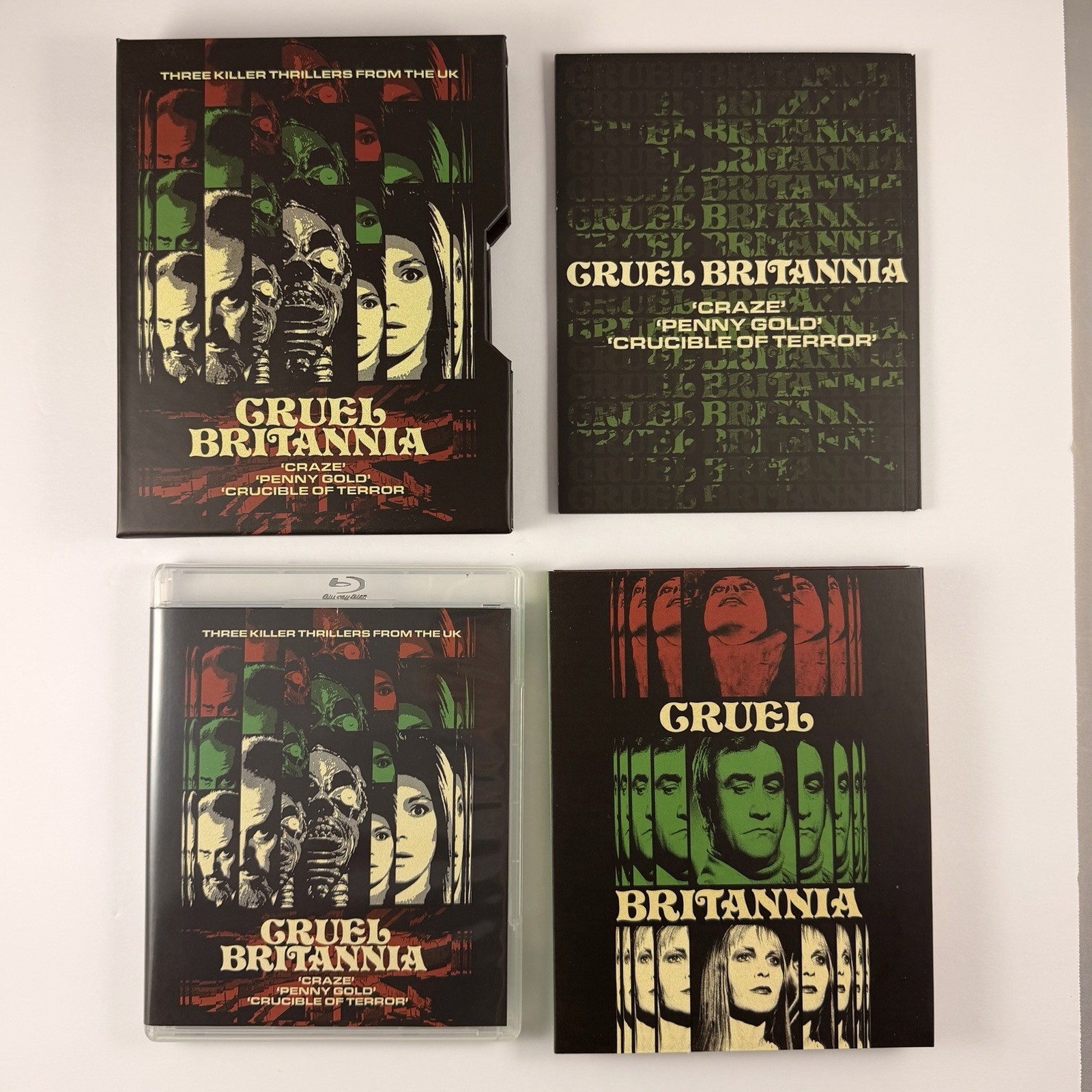 Cruel Britannia Indicator Blu-ray Box Set Like New Region Free Powerhouse Films