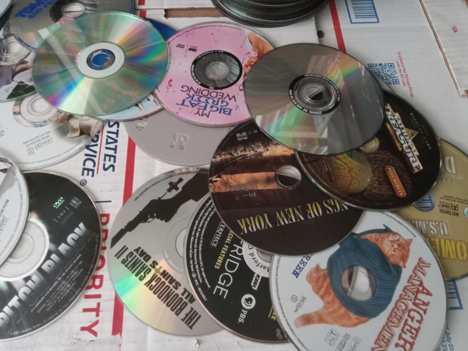 Lot Of 500+ MOVIES Loose Dvds Great Titles Good Material Assorted Random T1#406