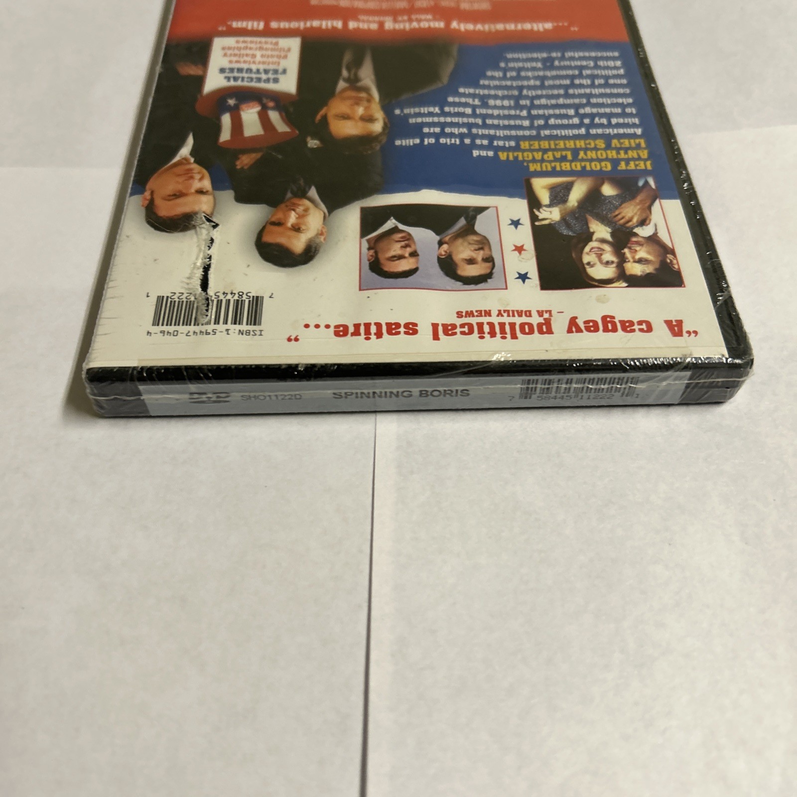 Spinning Boris (DVD) Jeff Goldblum Liev Schreiber SEALED