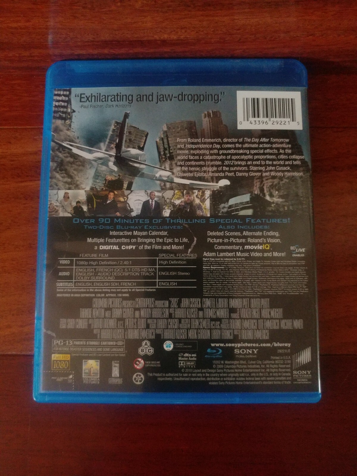 2012 BLU-RAY Special Edition 3 discs