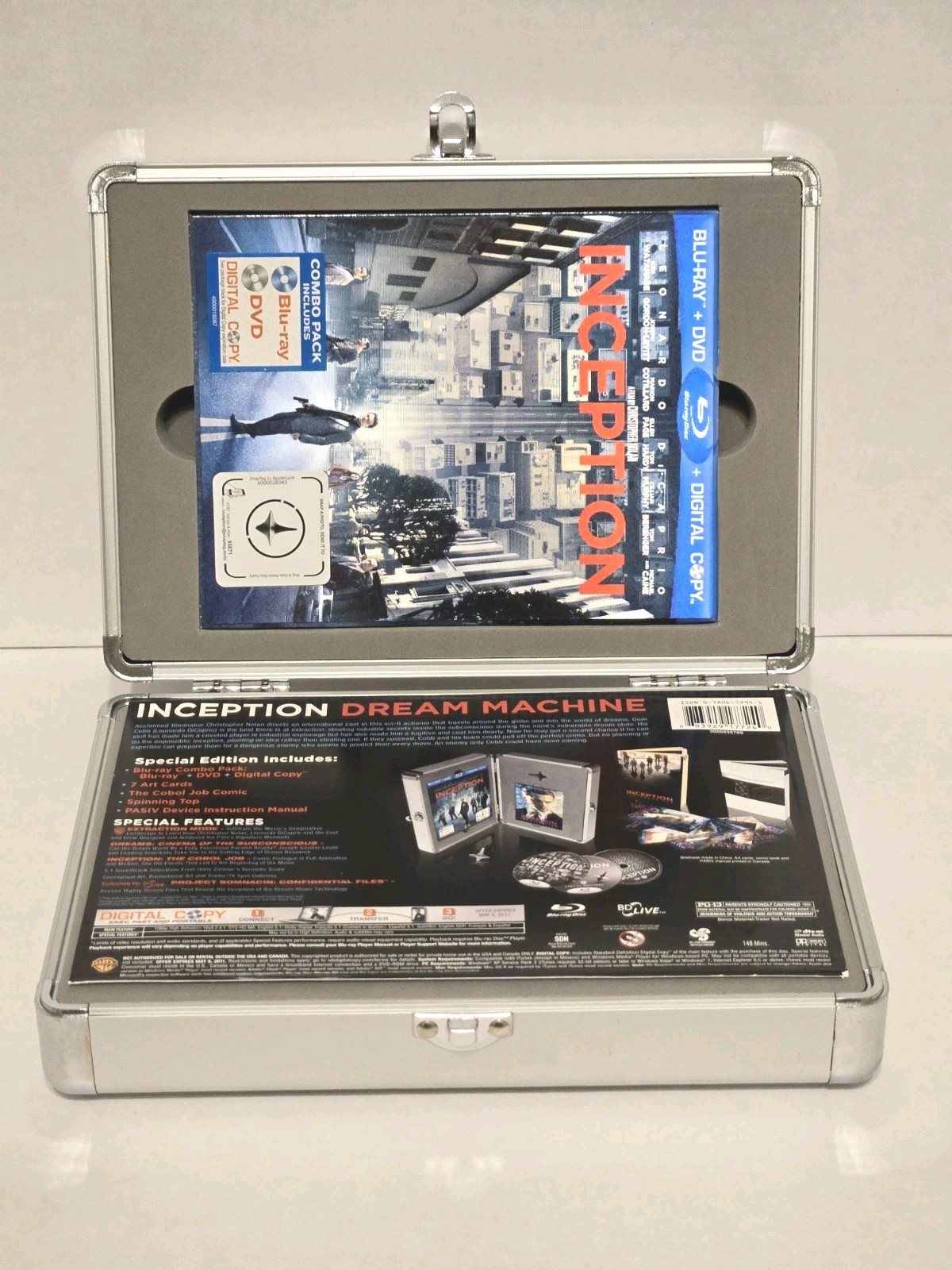 Inception Limited Edition Dream Machine Briefcase Blu-ray Region Free UK Releas