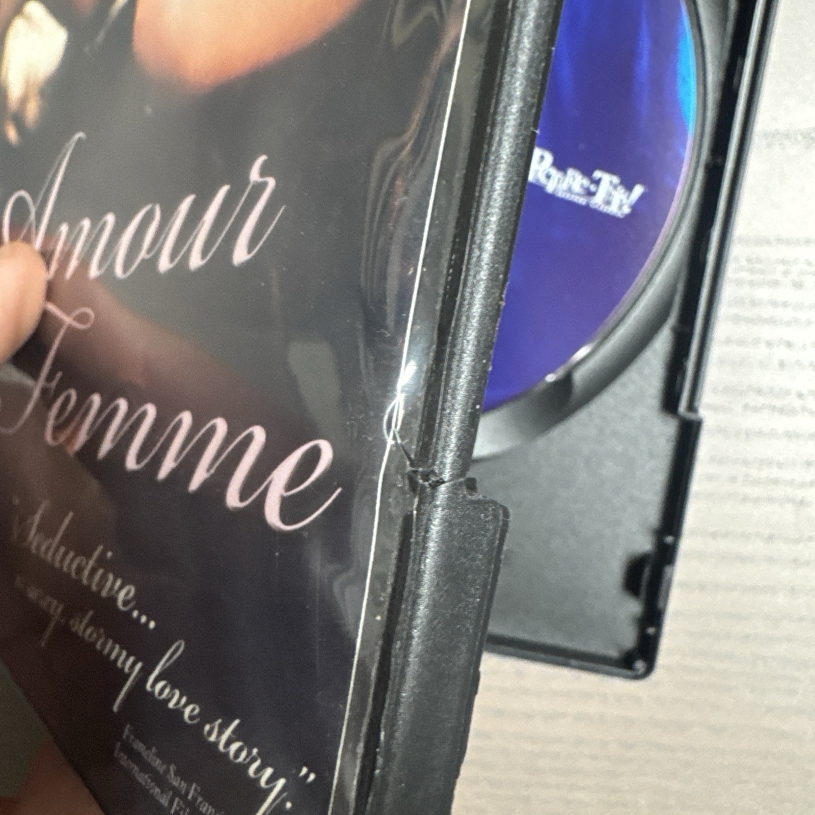 Amour De Femme (DVD, 2001) Oop LGBT Lesbian Drama Tested