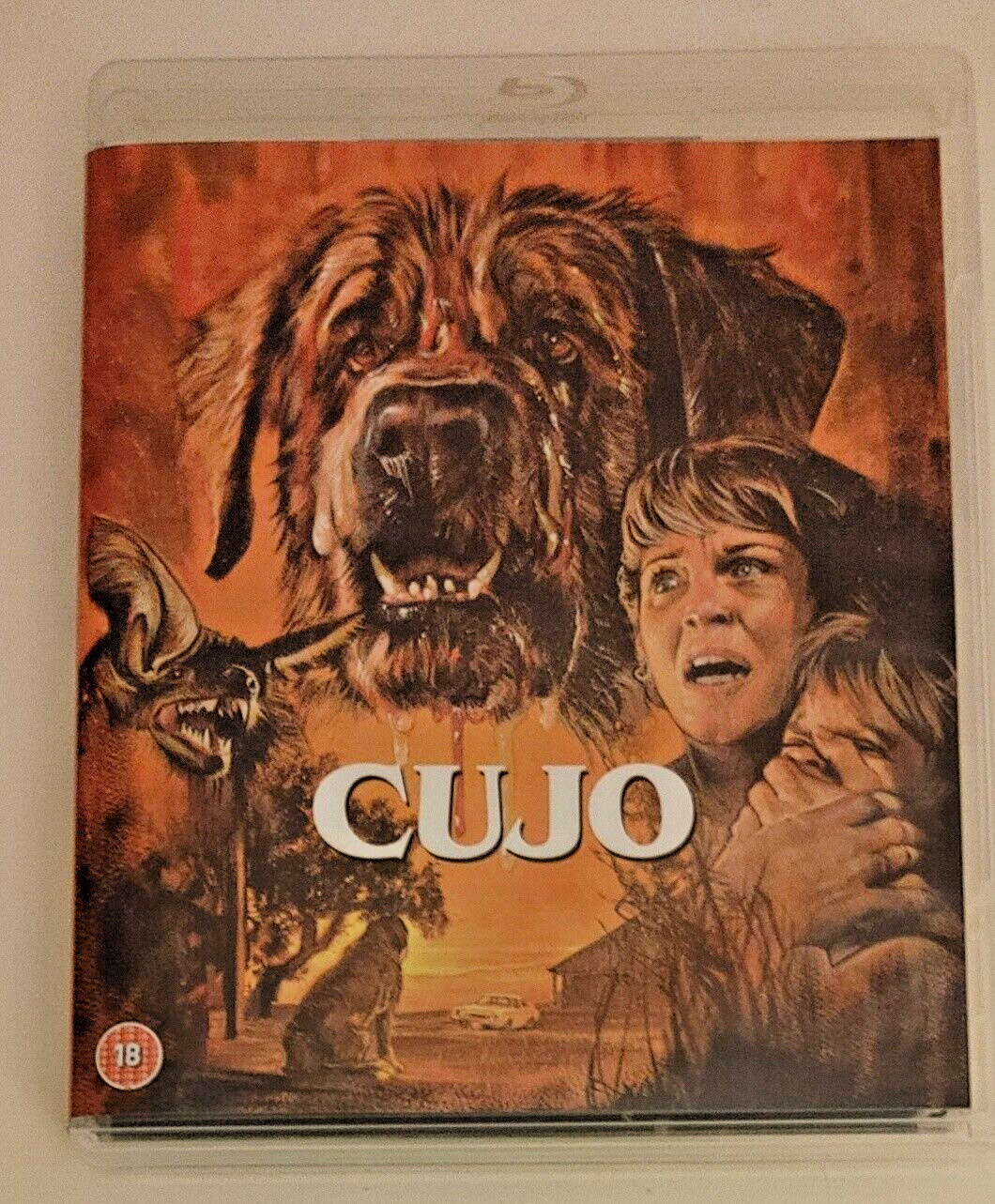Cujo (1983; 2020) (2K blu-ray, Region B) (Reversible Cover) [Eureka Classics]