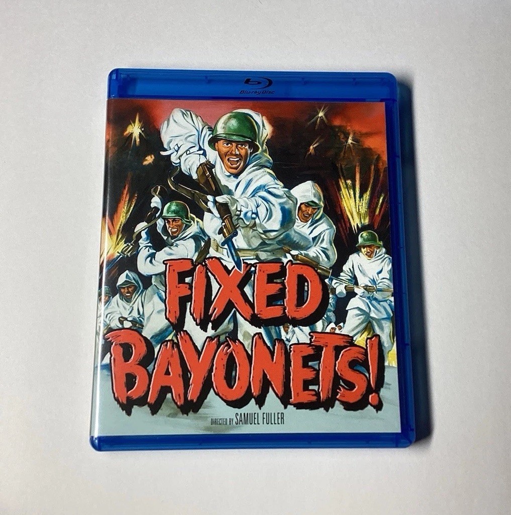 Fixed Bayonets! (Blu-ray, 1951) Rare OOP Kino Lorber