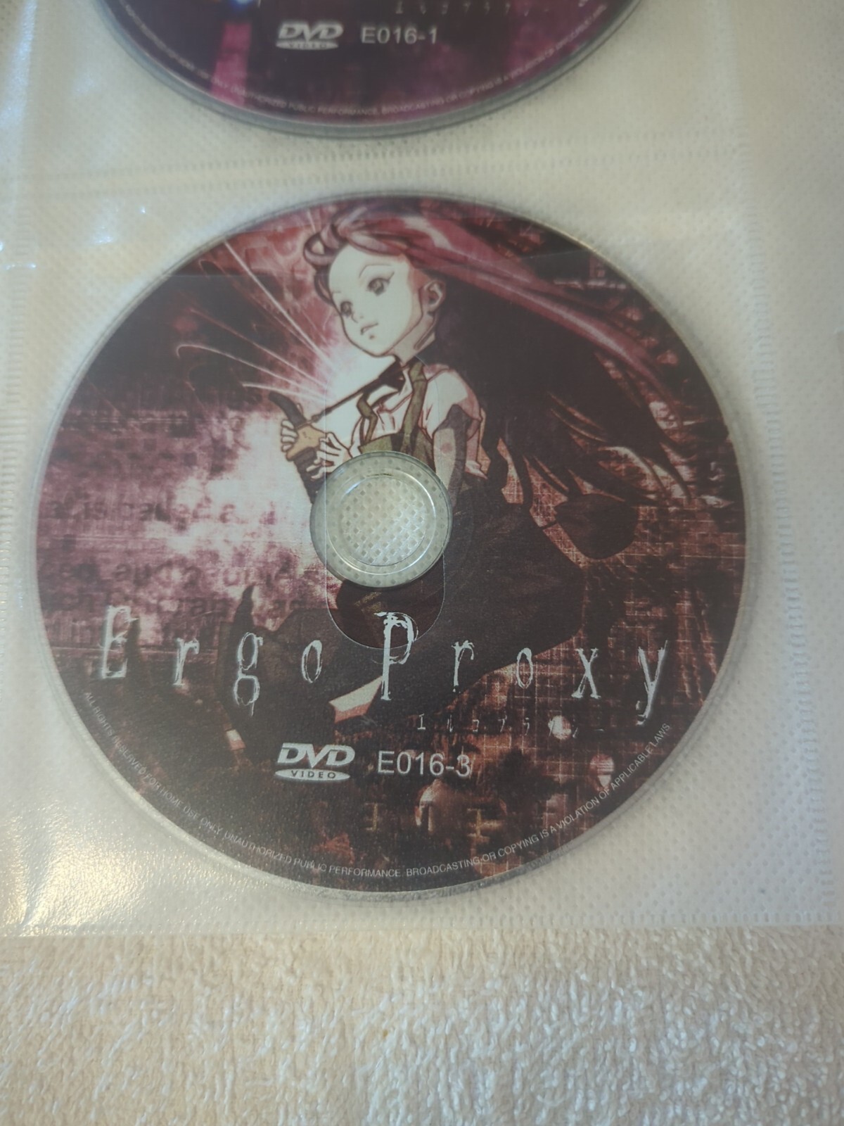 Lot Of 8 Ergo Proxy, Anime DVDs, Pre-owned VG Condition,As Pictured No Box