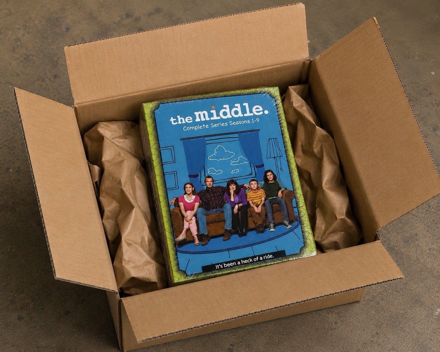The Middle DVD Complete 1-9 Series Seasons, 27-Discs, Box-Set. New! Free Ship!