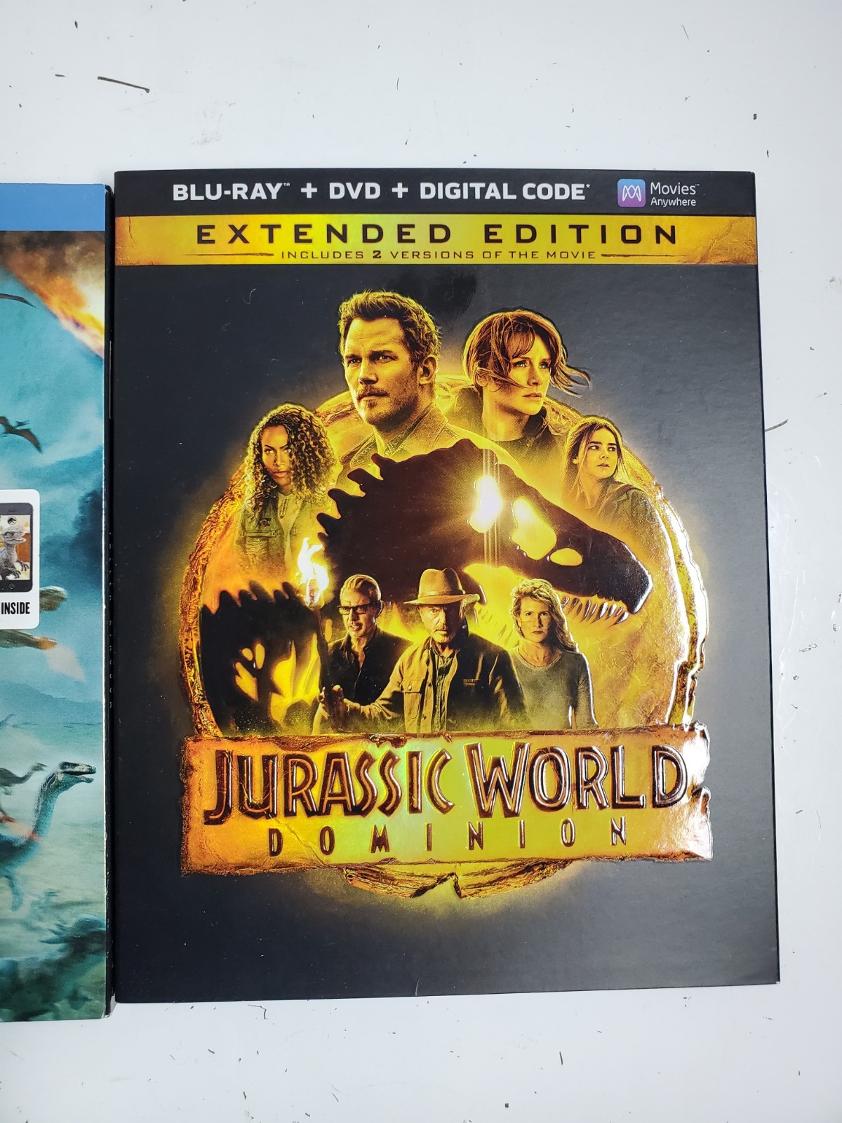 3 Jurassic World Blu Ray / DVD Movies Jurassic World, Fallen Kingdom, Dominion