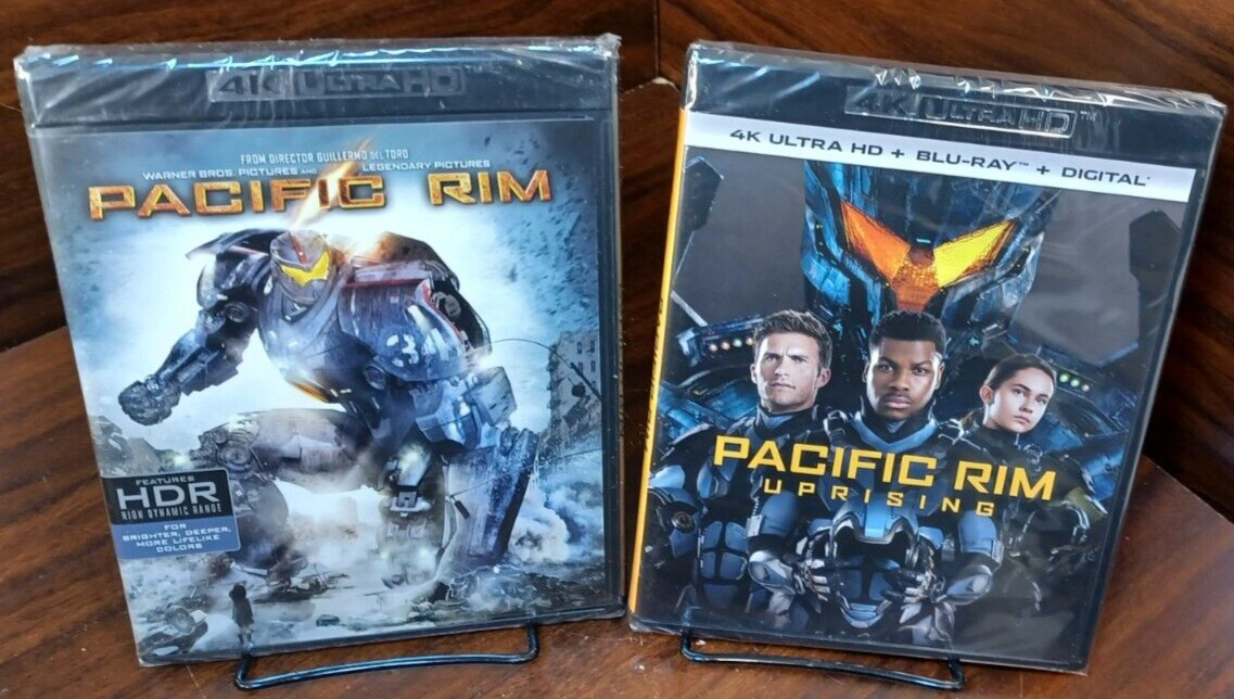 Pacific Rim + Pacific Rim Uprising (4KUHD) NEW (Sealed)-Free Box Shipping!