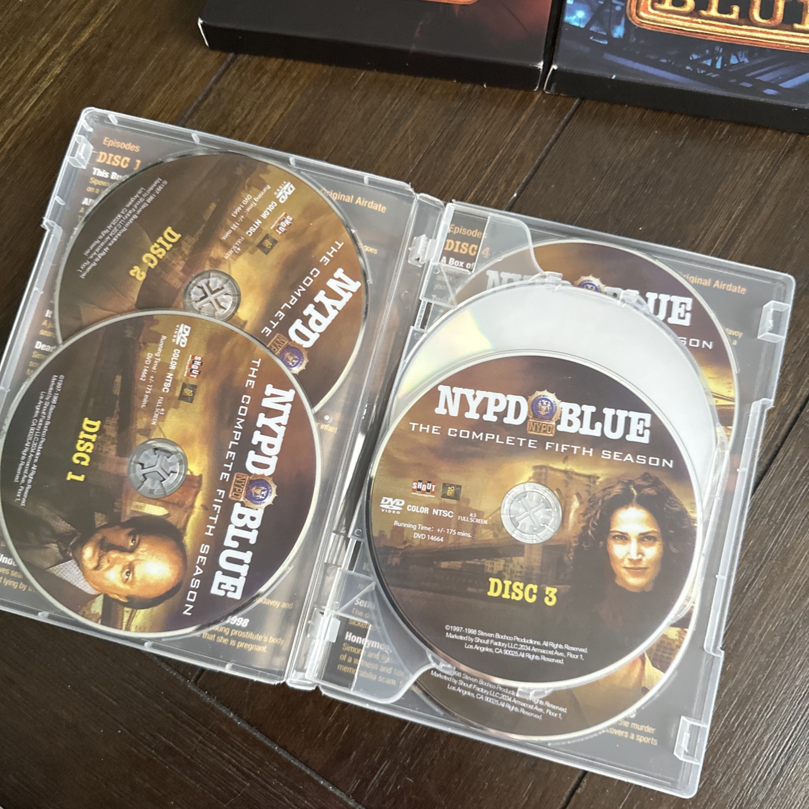 NYPD Blue Lot Seasons 1 2 3 4 5 DVDs see note on season 3