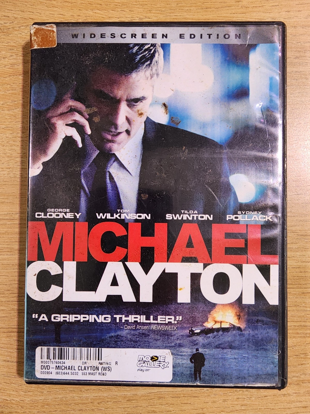 Michael Clayton (DVD, 2007, Widescreen) George Clooney