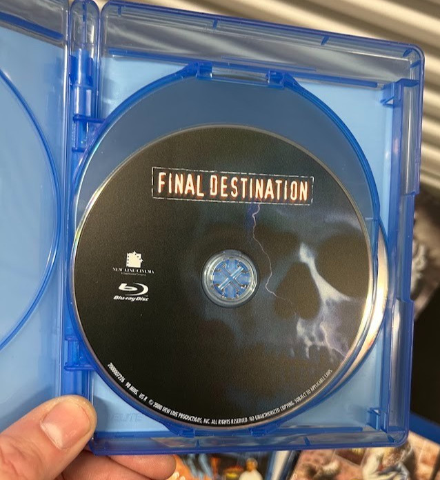 FINAL DESTINATION 1-5 BLU RAY COLLECTION w FD5 CASE/SLV SIGNED = JEFFREY REDDICK