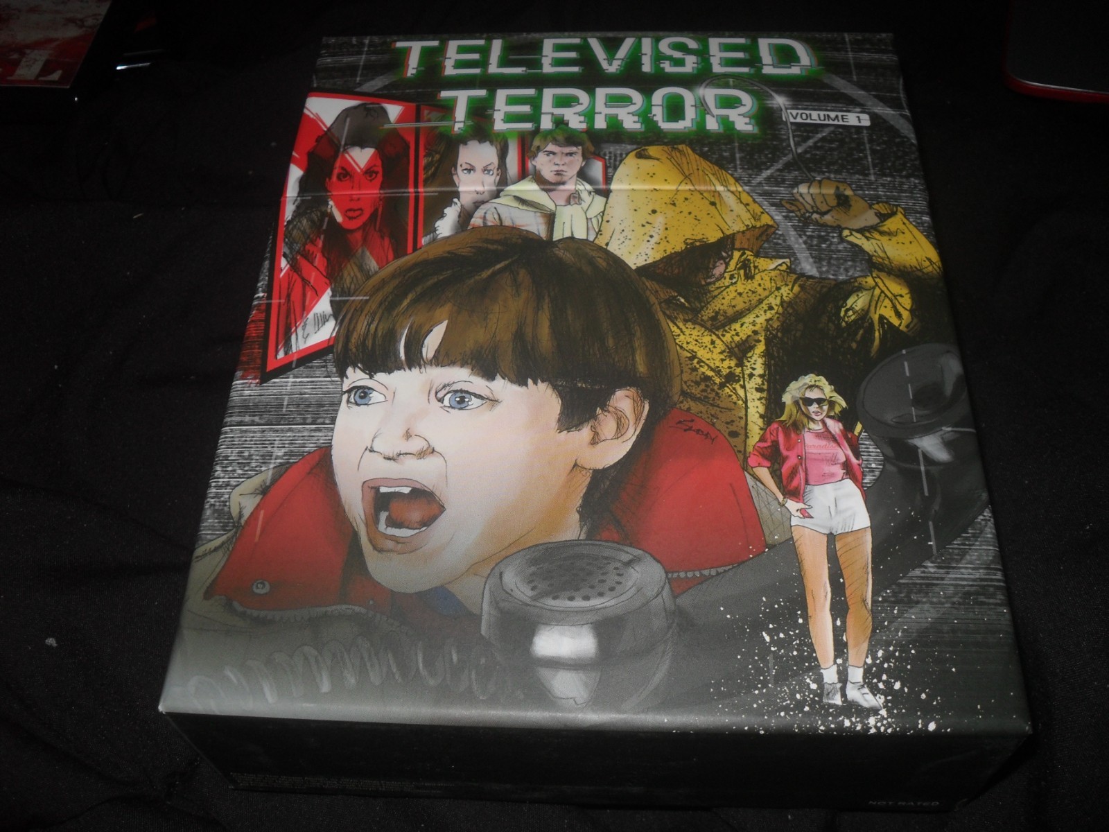 Televised Terror Volume 1 Vinegar Syndrome Blu-ray Like New BOX ONLY (NO DISCS!)