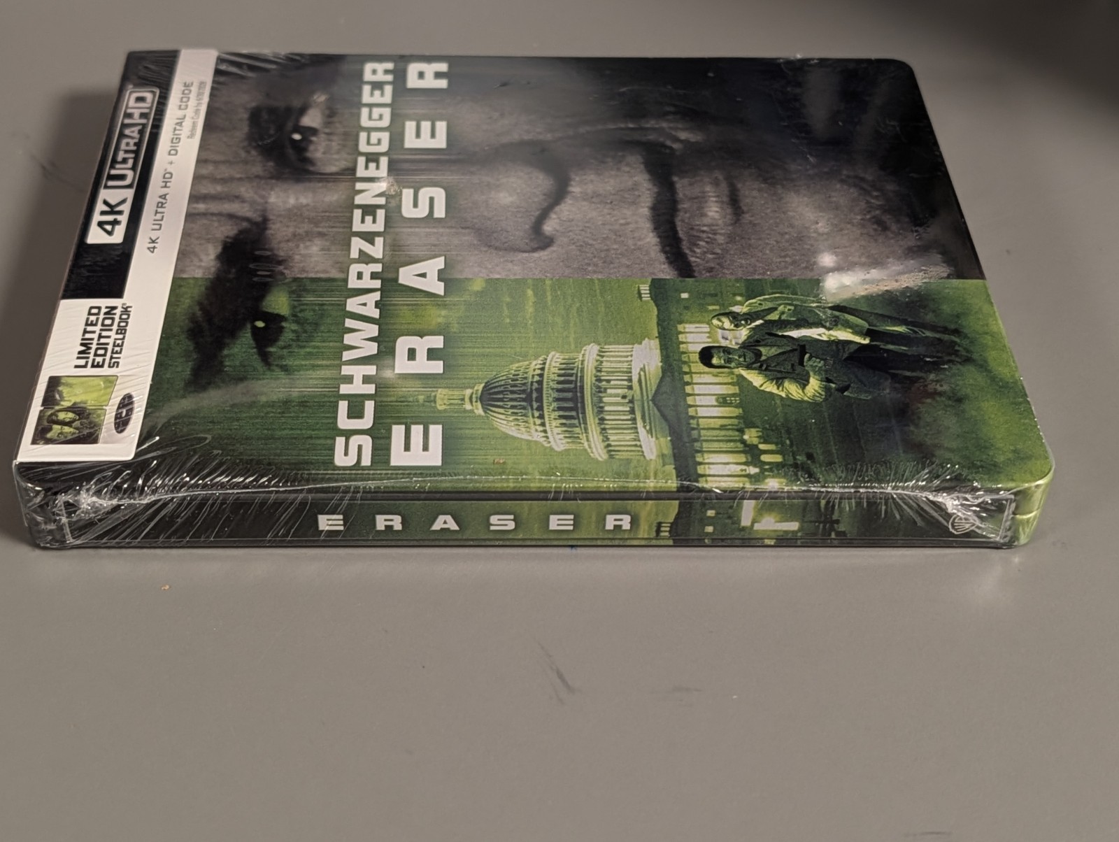 BRAND NEW *ERASER* LIMITED EDITION 4K UHD BLU-RAY & DIGITAL STEELBOOK
