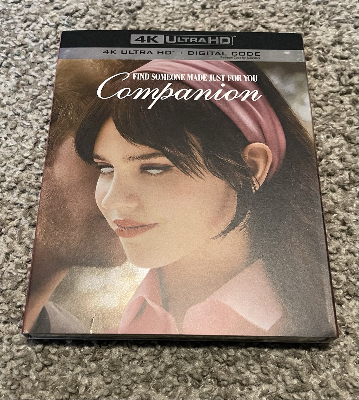 Companion 4K UHD + Digital W~ OOP•• Slipcover Jack Quaid Megan Suri.