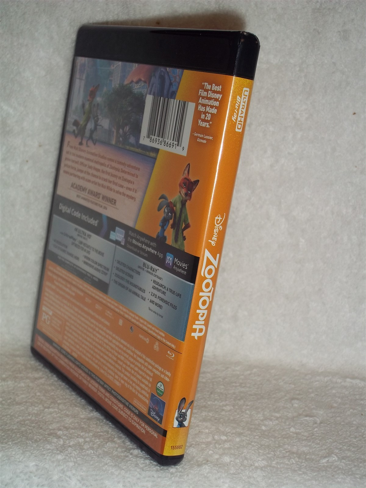 Zootopia (4K/Blu-ray, 2024) Jason Bateman Ginnfer Goodwin DISNEY animated comedy