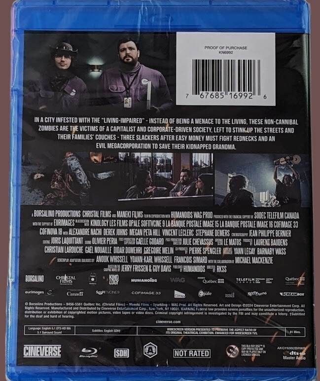 NEW SCREAMBOX ORIGINAL WE ARE ZOMBIES HORROR COMEDY MOVIE BLU RAY 2023