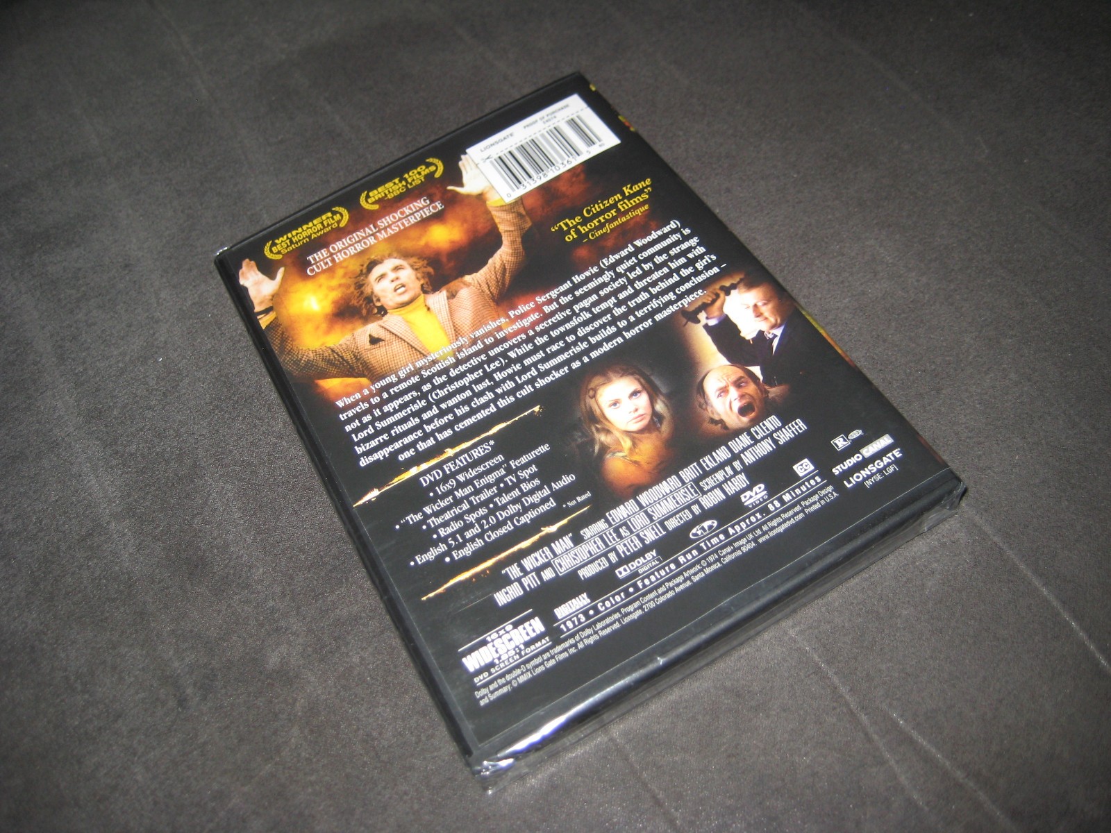 THE WICKER MAN (DVD 1973) BRAND NEW – RATED R – WIDESCREEN – HORROR – THRILLER