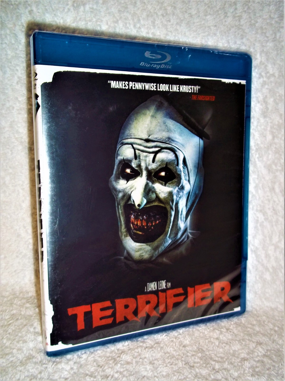 Terrifier (Blu-ray/DVD, 2022) David Howard Thornton Damien Leone clown horror NE