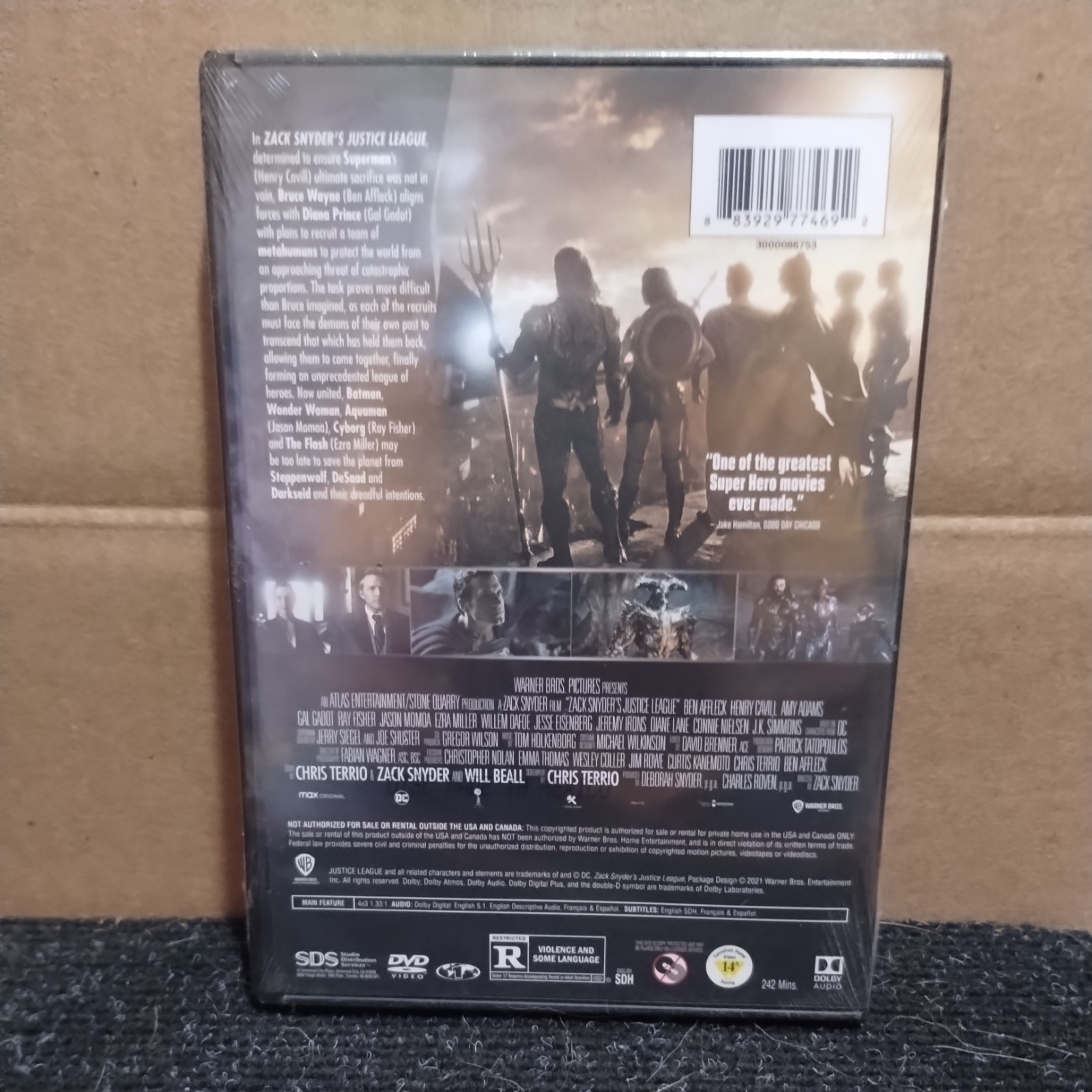 Zack Snyder’s Justice League (DVD) brand new