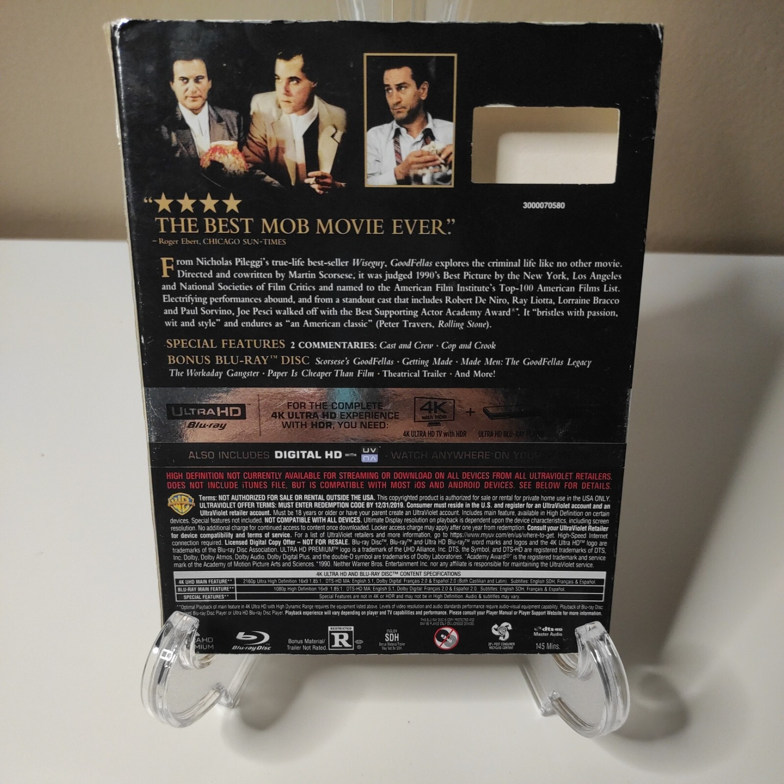 Goodfellas ~ OOP 4K Ultra HD + Blu-ray ~ No Digital ~ Includes OOP Slipcover