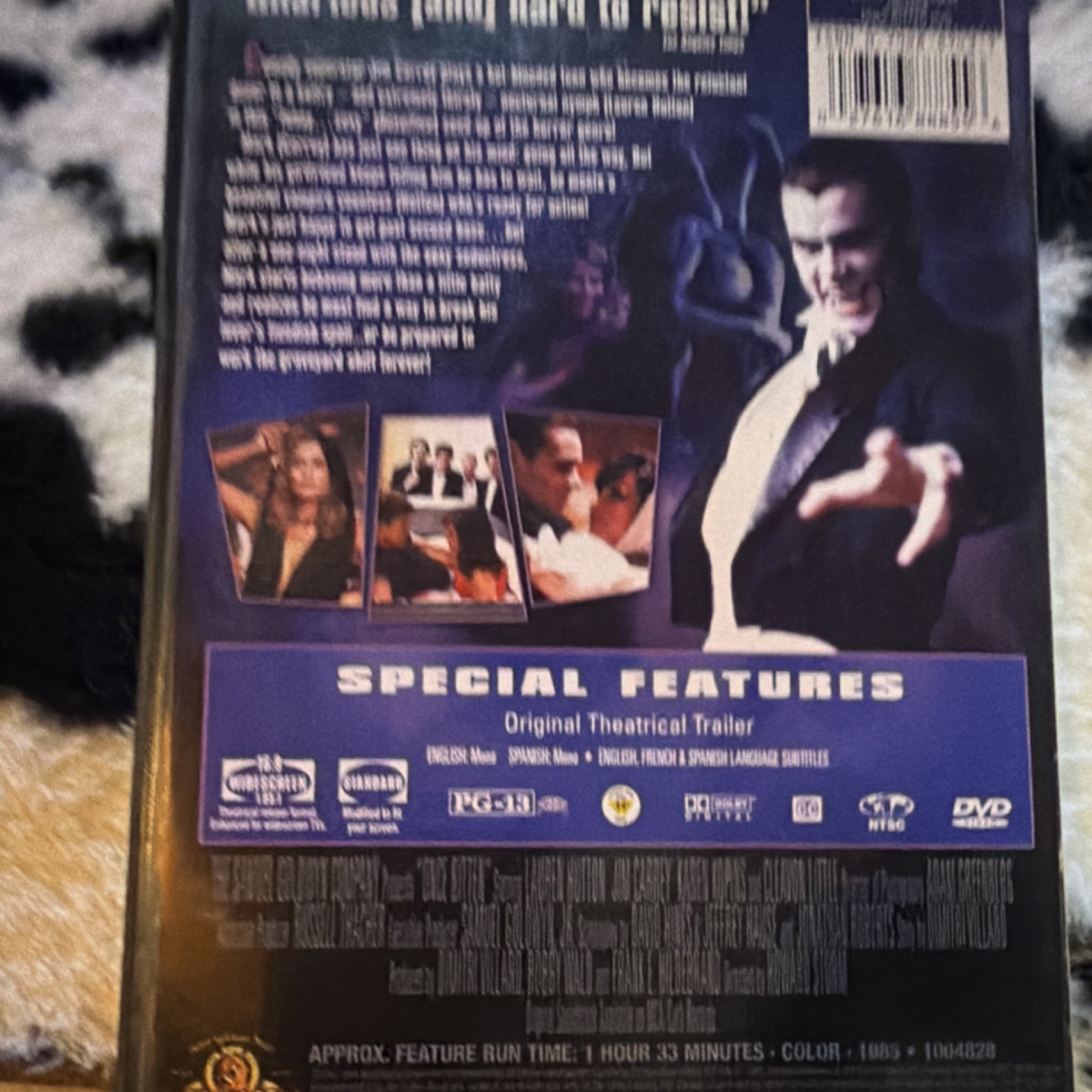 MGM Home Entertainment Once Bitten DVD PG-13 Jim Carrey Comedy 93 min WS Subs