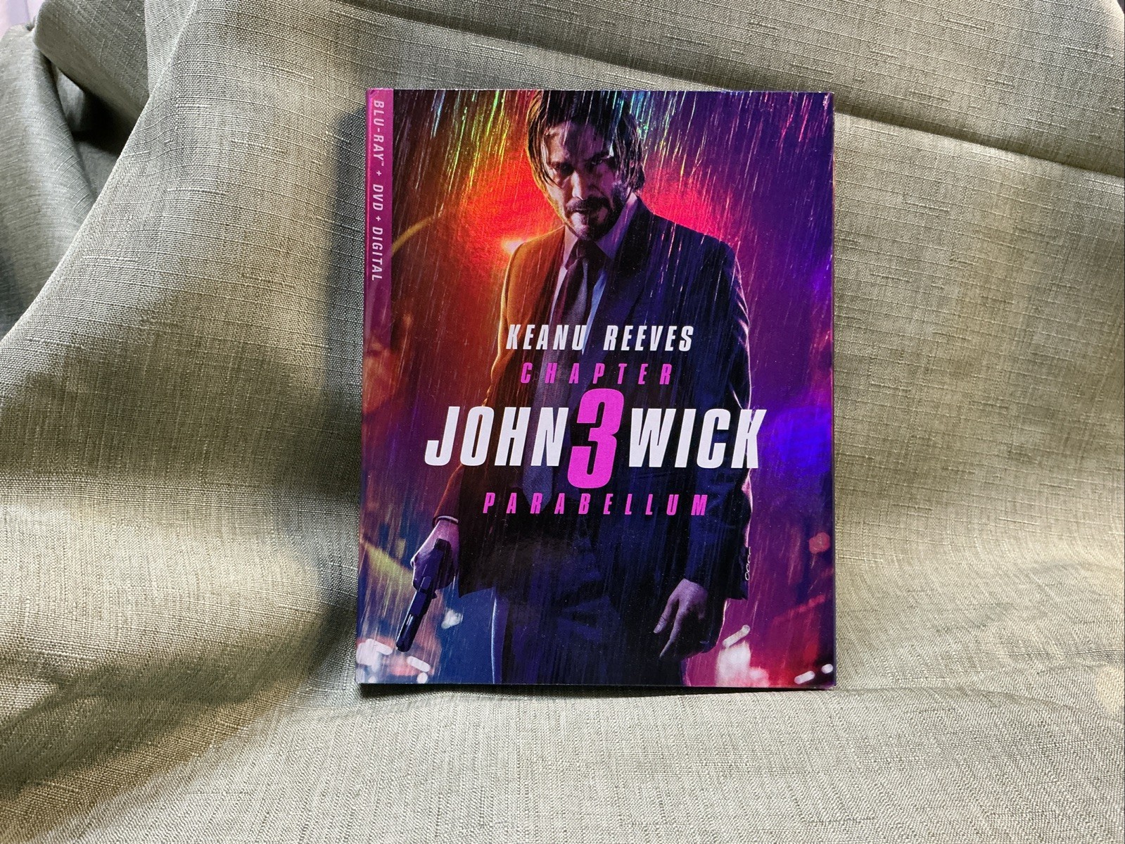 John Wick: Chapter 3: Parabellum (Blu-ray, DVD W/ Slipcover) Keanu Reeves Action