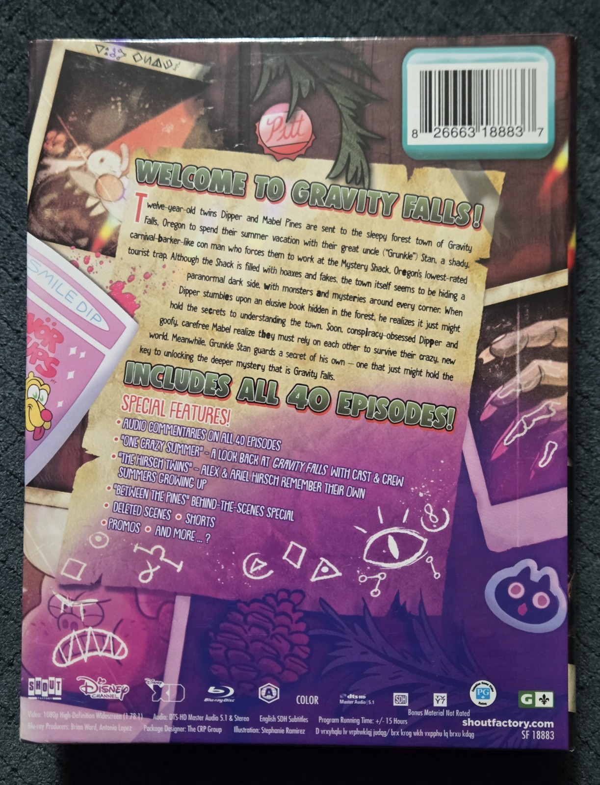 Gravity Falls: the Complete Series Collectors Edition Bluray ***OOP***NEW***