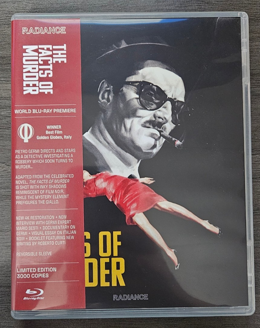 The Facts of Murder (Petro Germi, 1959) Limited Edition Radiance Blu-ray