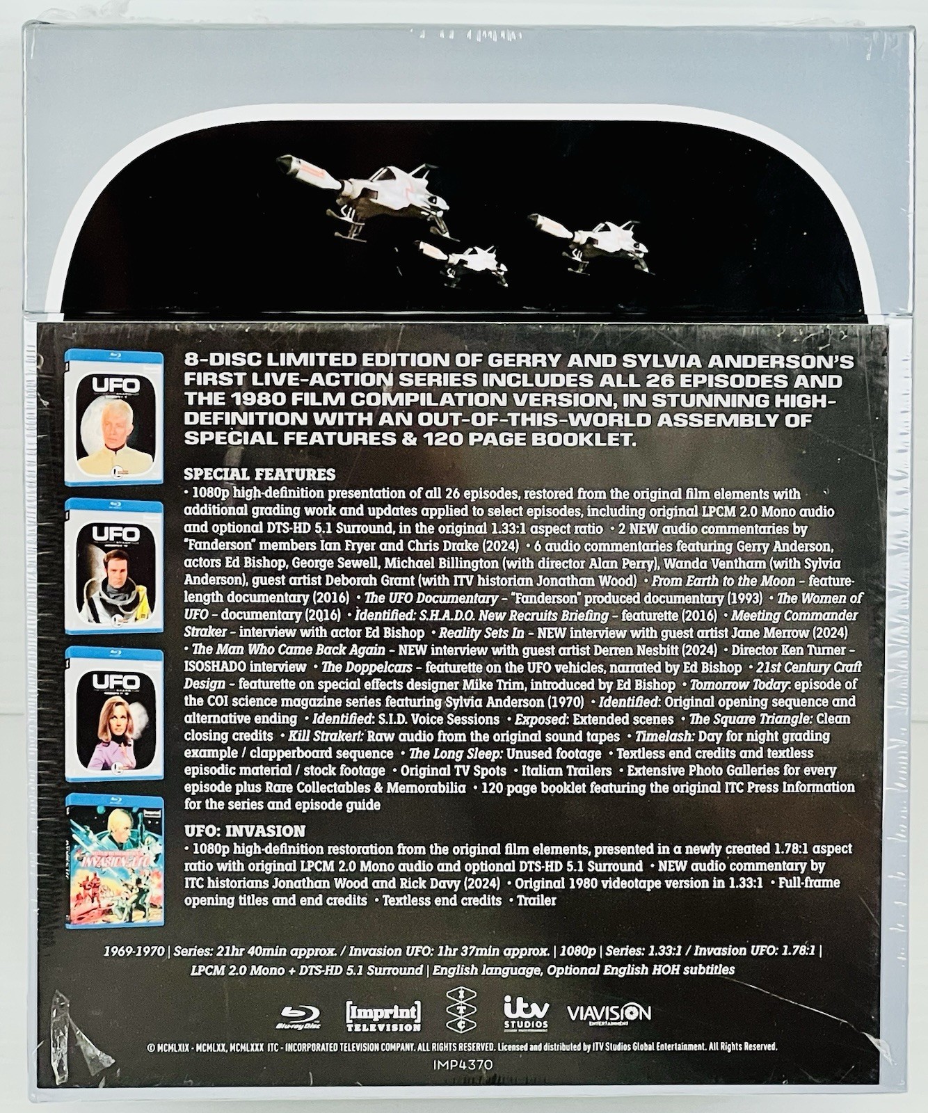 UFO THE COMPLETE S.H.A.D.O. FILES (1970 Blu Ray Region Free) Imprint TV