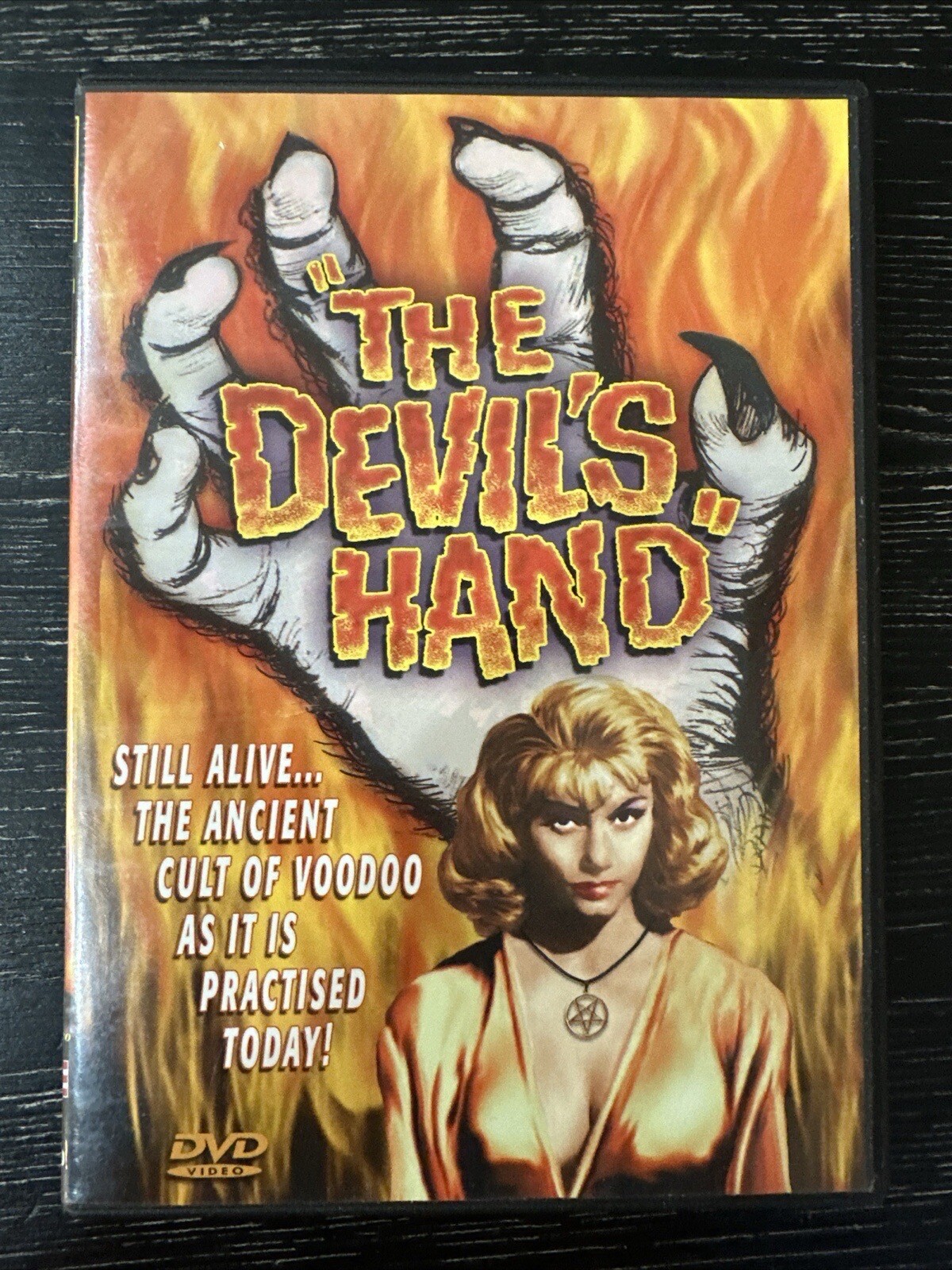 The Devil’s Hand (1961) Alpha Video Dist. 2004 DVD, Inserts, B&W, 72 Min. PO~VG+