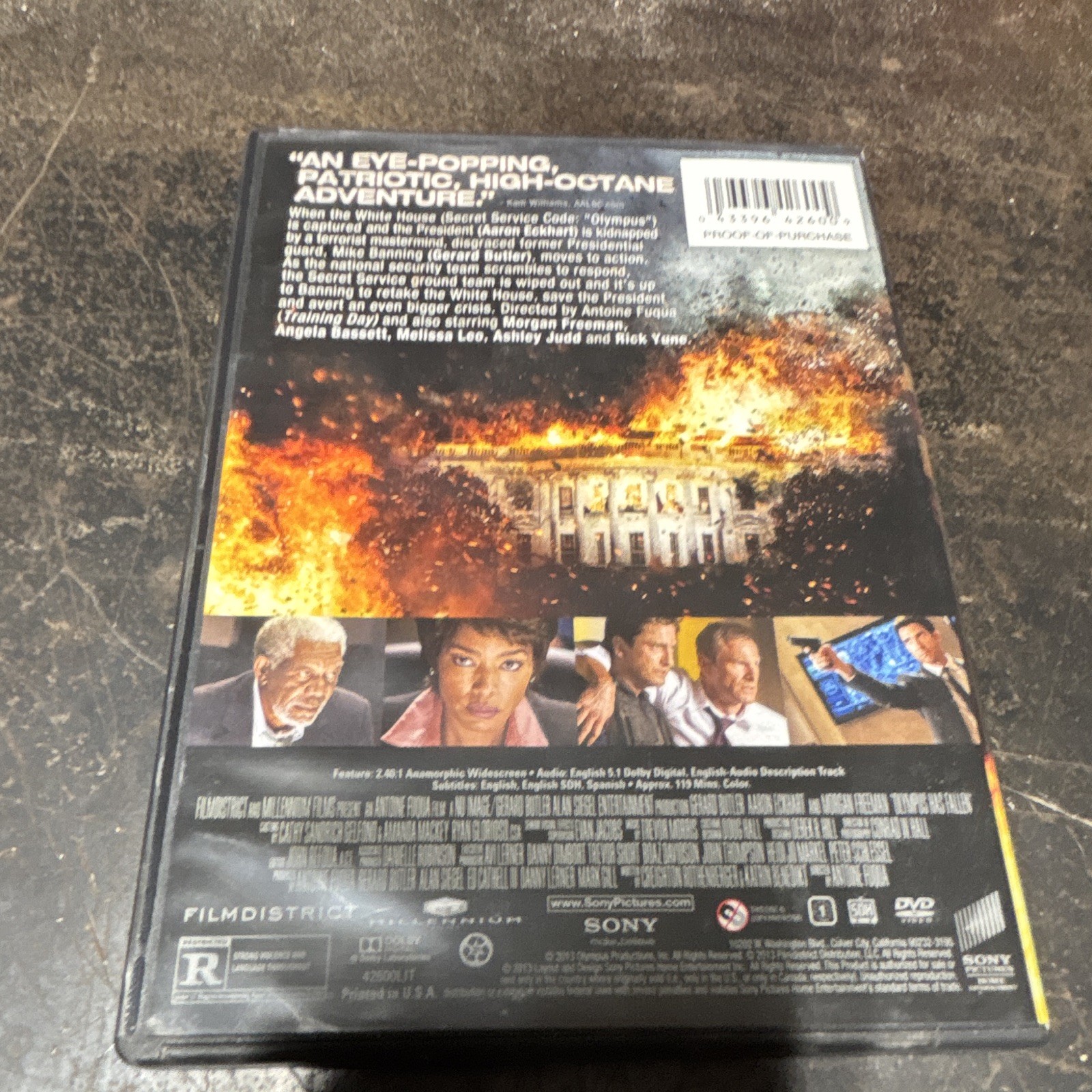 Sony Olympus Has Fallen DVD (2013) R Gerard Butler WS 119 Min Eng/Span