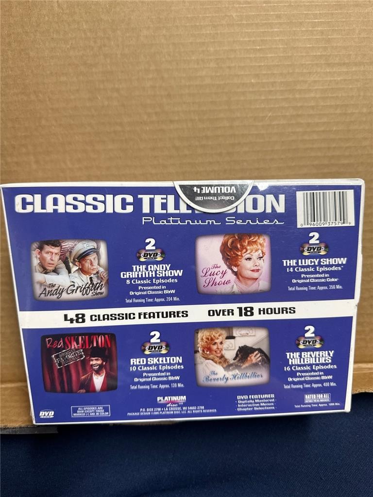 Classic Television Platinum Series: Vol. 4 (DVD) NEW Sealed Over 18 Hours