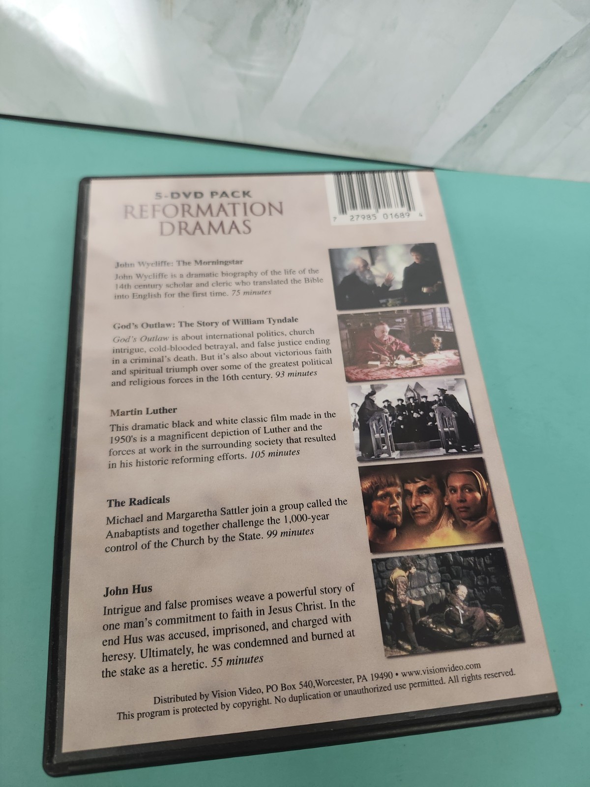 Reformation Dramas DVD 5-Disc Box Set Vision Video Faith-Based Historical