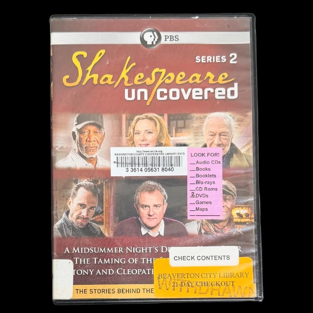Pbs Shakespeare Uncovered Series 2 DVD 2015 English Sdh Subtitles