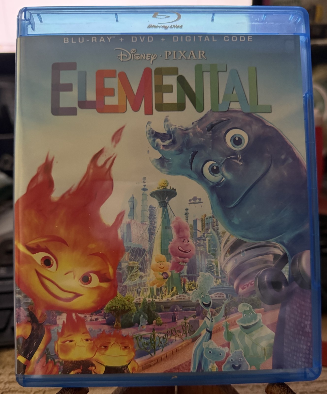Disney Pixar Elemental Blu-ray DVD Digital Code