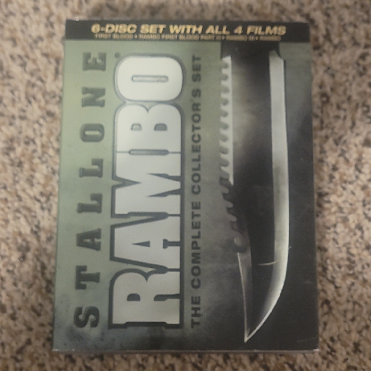 Rambo: The Complete Collector’s Set DVD 6-Disc Set Sylvester Stallone