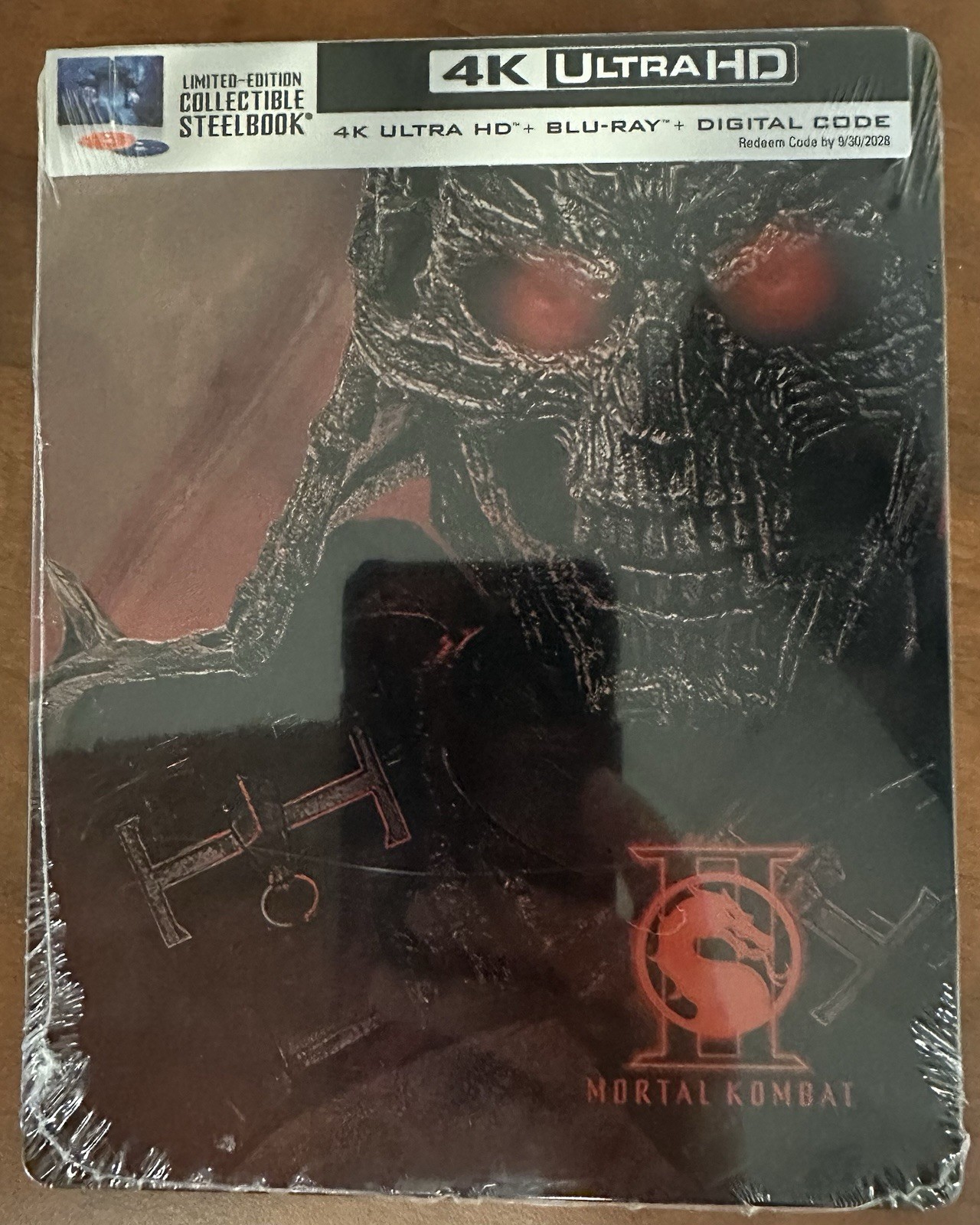 Mortal Kombat and Mortal Kombat II (4K UHD) STEELBOOKs, New/Sealed