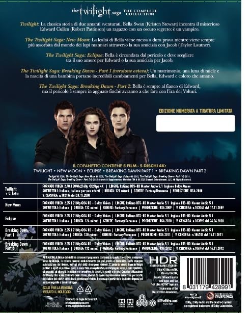 The Twilight Saga – 4Kult Prestige Edition – (5 Dis (4K UHD Blu-ray) (UK IMPORT)