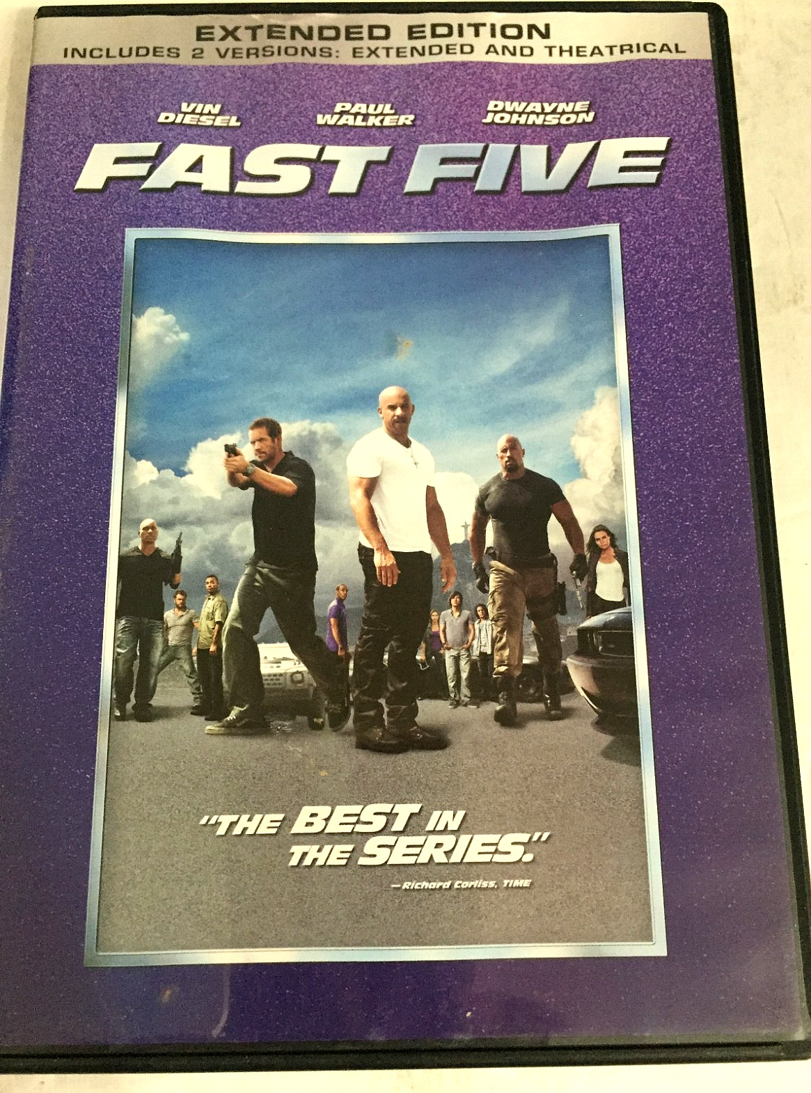 Fast Five Extended Edition DVD Ships Same Day With Tracking